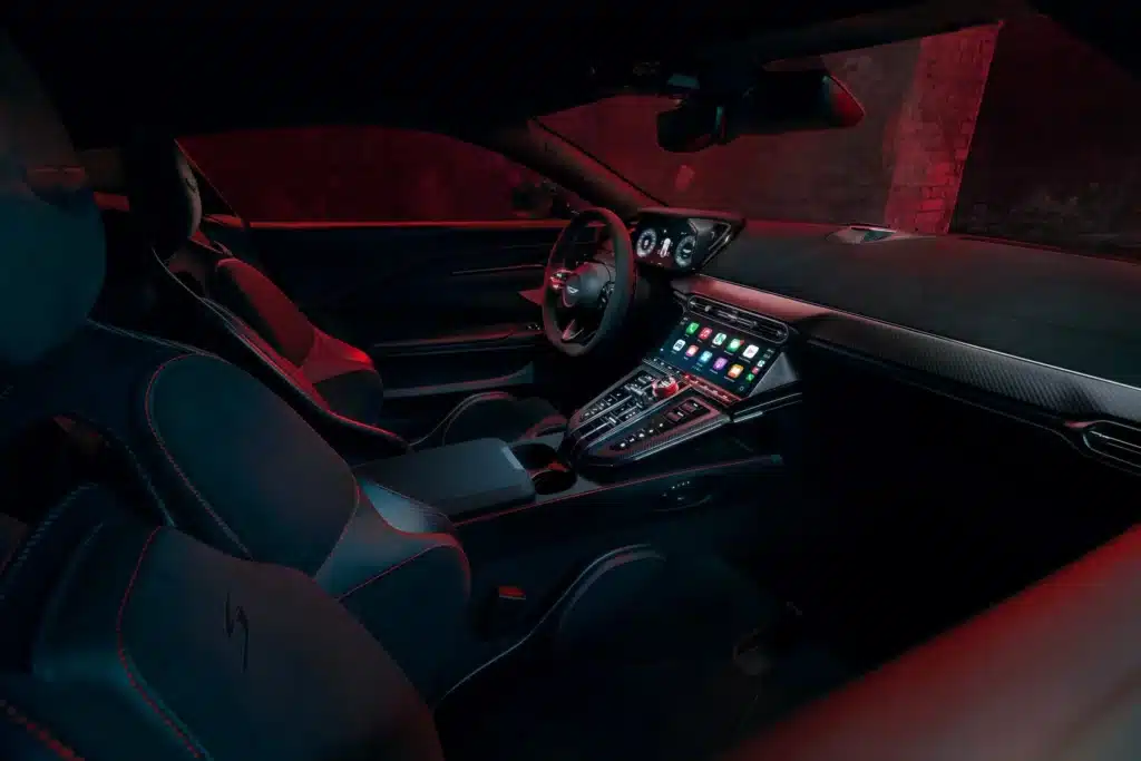 The new Aston Martin Vantage S was unveiled ahead of its public debut at Goodwood
