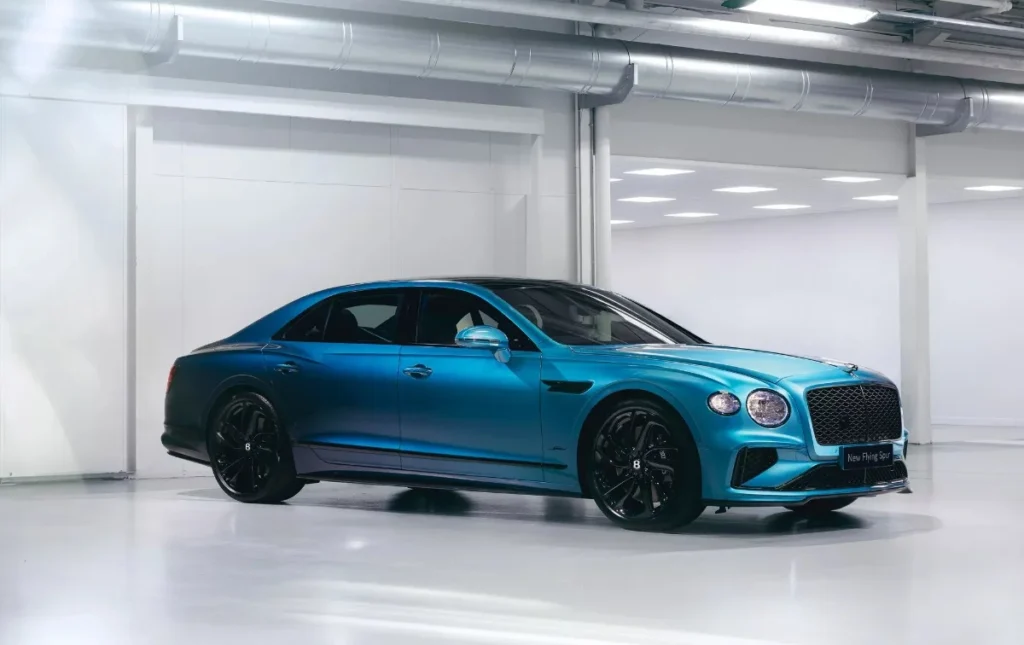 The new Bentley Flying Spur is adorned with a paint job that costs roughly the same as a Mercedes E-Class