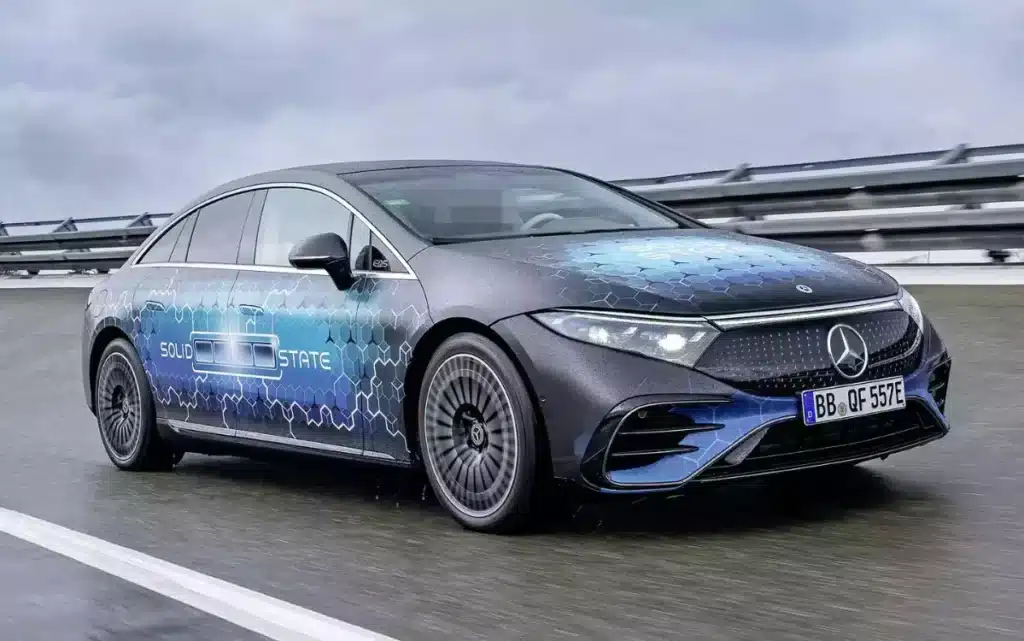 The new Mercedes EQS achieved 750 miles on a charge thanks to solid-state batteries