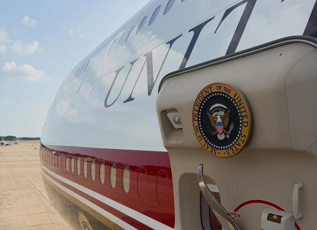 The new presidential Boeing 747 - the Bridge Air Force One as some people call it - is ready