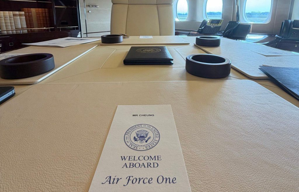 The new presidential Boeing 747 - the Bridge Air Force One as some people call it - is ready