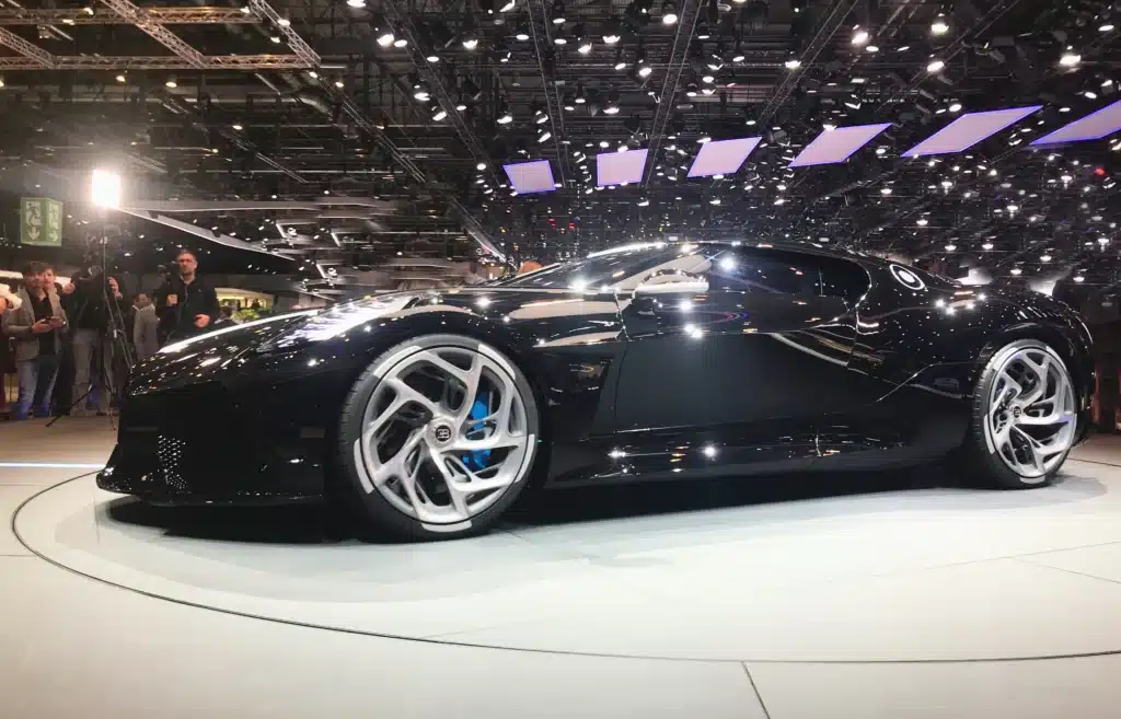 The one-off Bugatti La Voiture Noire was first unveiled at the Geneva Motor Show, but there was a secret behind the first Bugatti prototype that some people never knew about