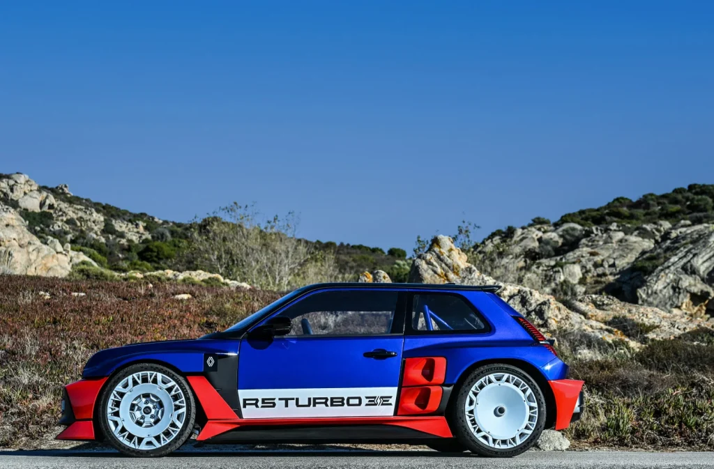The outstanding and outlandishly expensive Renault 5 Turbo 3E finally made its dynamic debut at a rally event in Corsica, and it looks the part