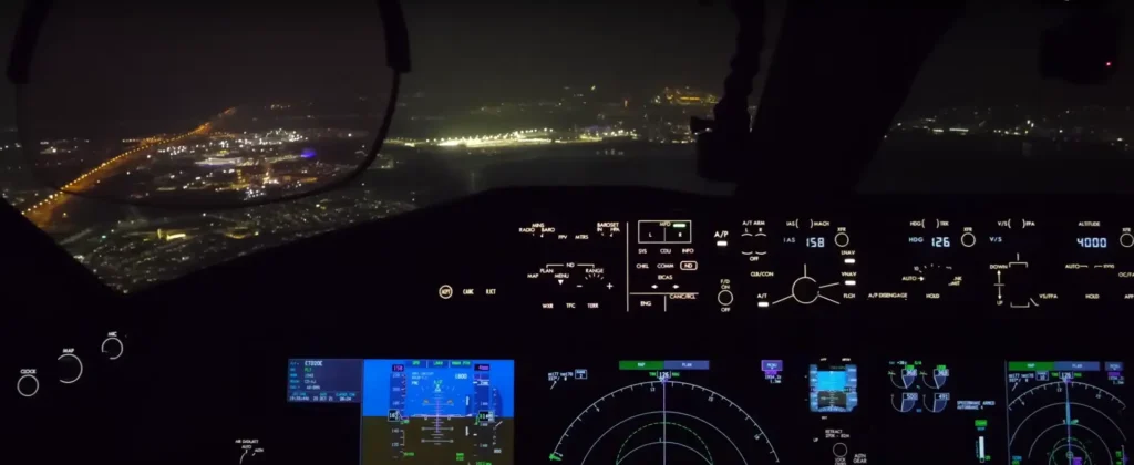 Piloting the Boeing 787-10 flight