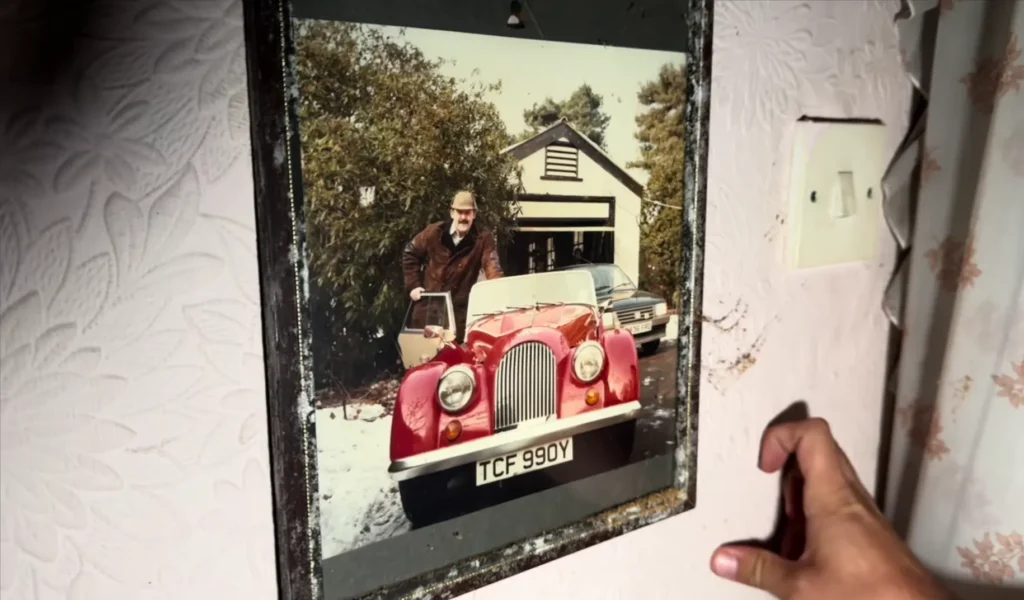 Owner with his Morgan car