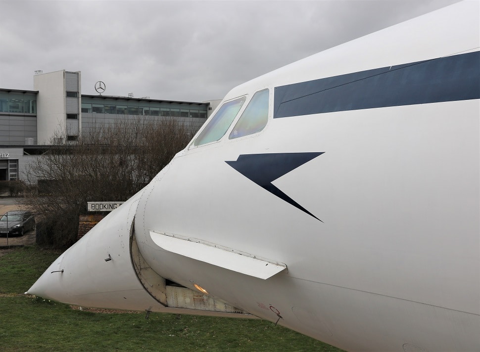 The reason why Concorde had a drooping nose
