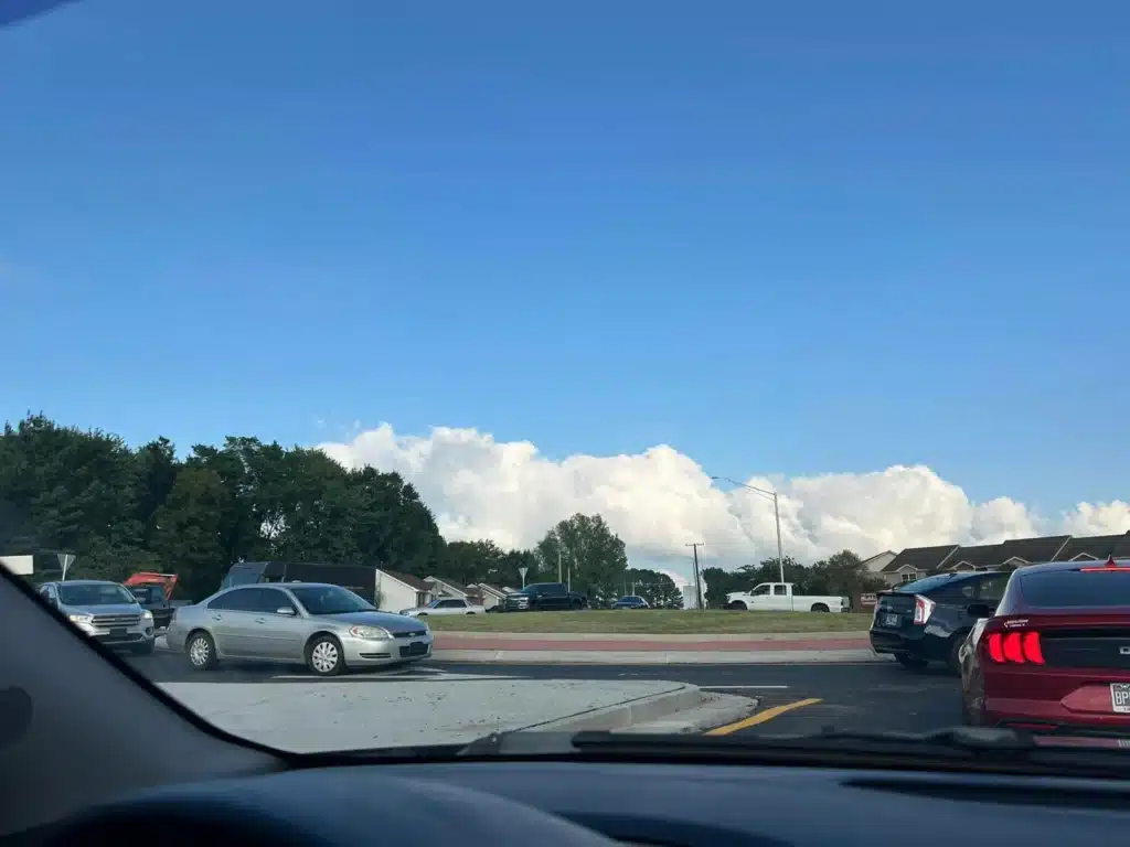 Famous roundabout in Clarksville