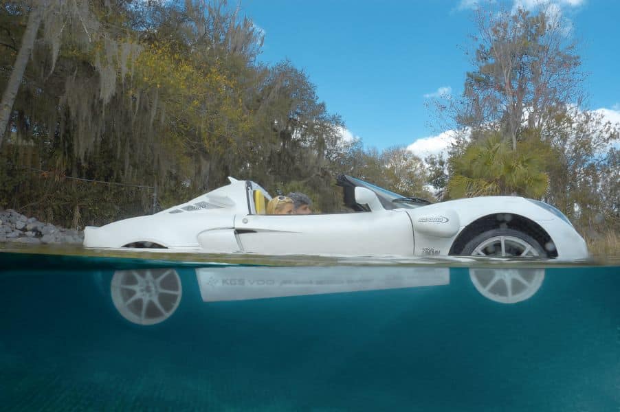 The sQuba is a supercar that drives underwater