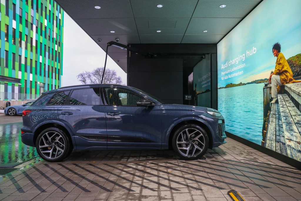 The situation is getting better, but charging an EV still takes longer than it takes to fill up the tank of a car with gas, which is Audi is doing something about it