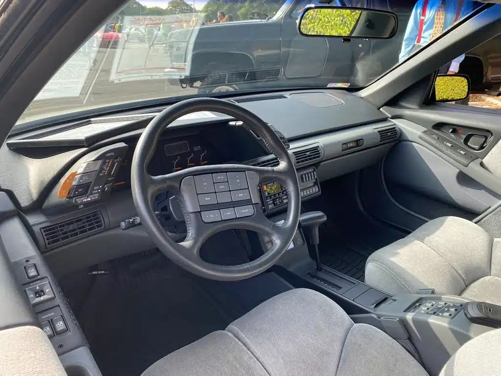 Sports car interior