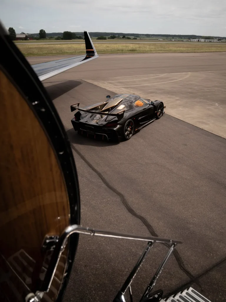 The world's first Koenigsegg Sadair's Spear is ready, and it's on its way to the US