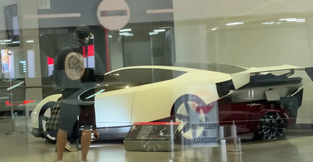 The same Tesla Roadster that was used during the reveal was just delivered to its new 'owner' in Los Angeles, California, but only for a few days