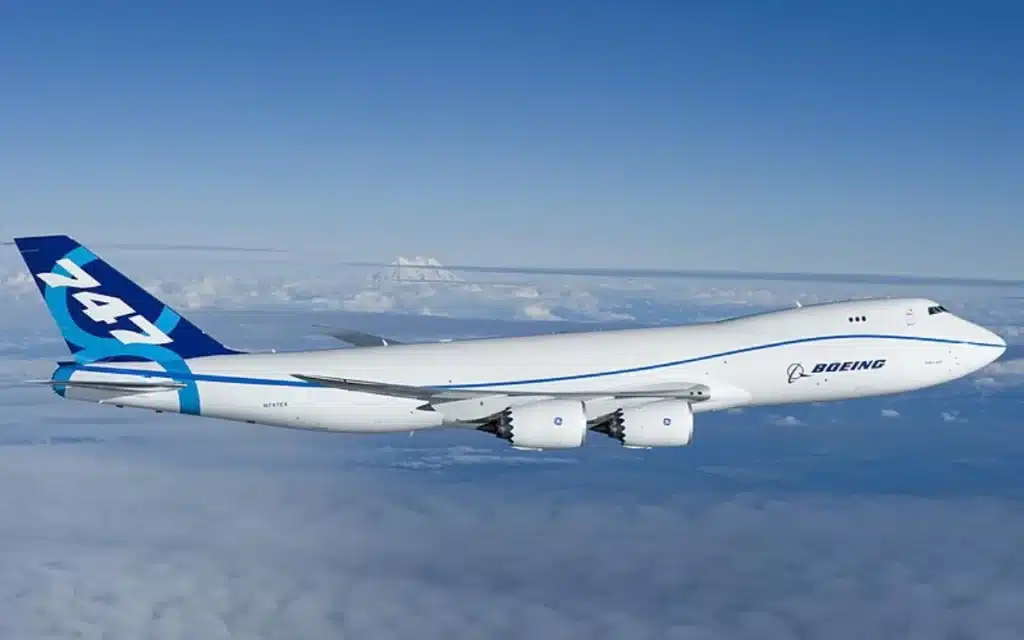 The worlds longest commercial aircraft is the Boeing 747-8 at 250 ft 2 in