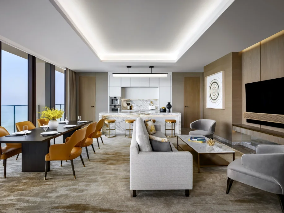 The world's most expensive hotel suite is the size of a house, and it features a 24/7 butler service, private security, and even a person chef