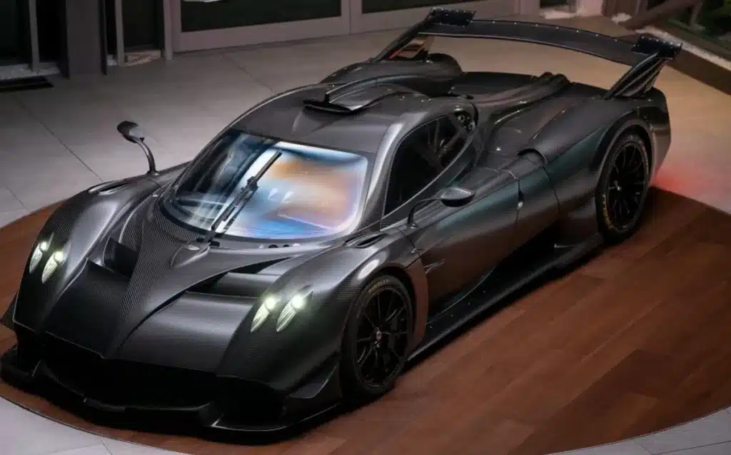 The world's only street-legal Pagani Huayra R is on its way to Miami after being spotted at Goodwood