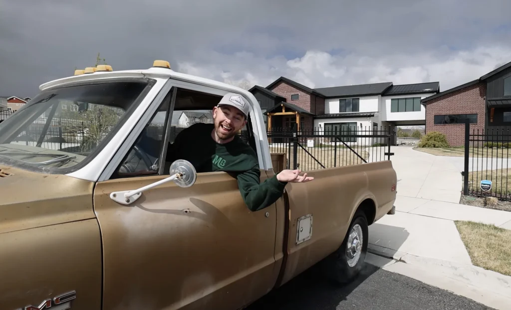 Son flies across America to buy back his dads long-lost 1969 GMC truck and restore the pickup truck