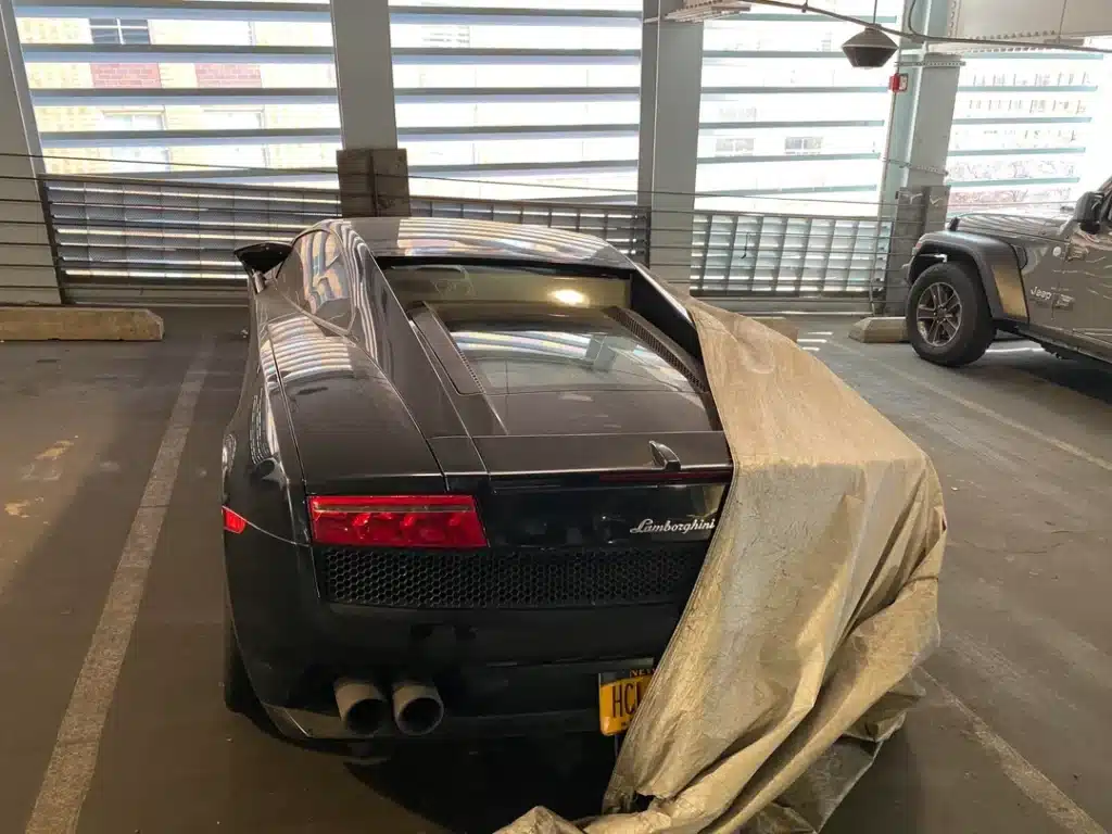 Theory behind abandoned Lamborghini Gallardo