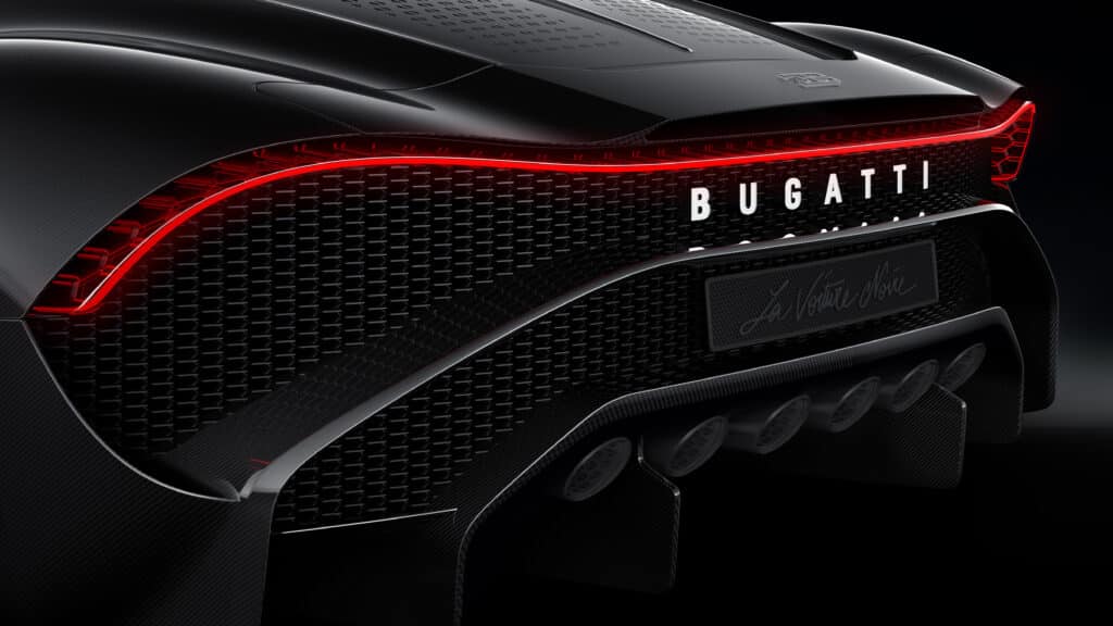 There is only one Bugatti La Voiture Noire in existence and no one knows who owns it