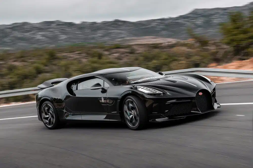 There is only one Bugatti La Voiture Noire in existence and no one knows who owns it