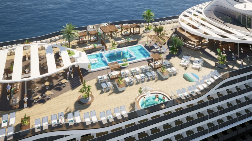There's a German company called Meyer Werft that's been working on a fully electric cruise ship