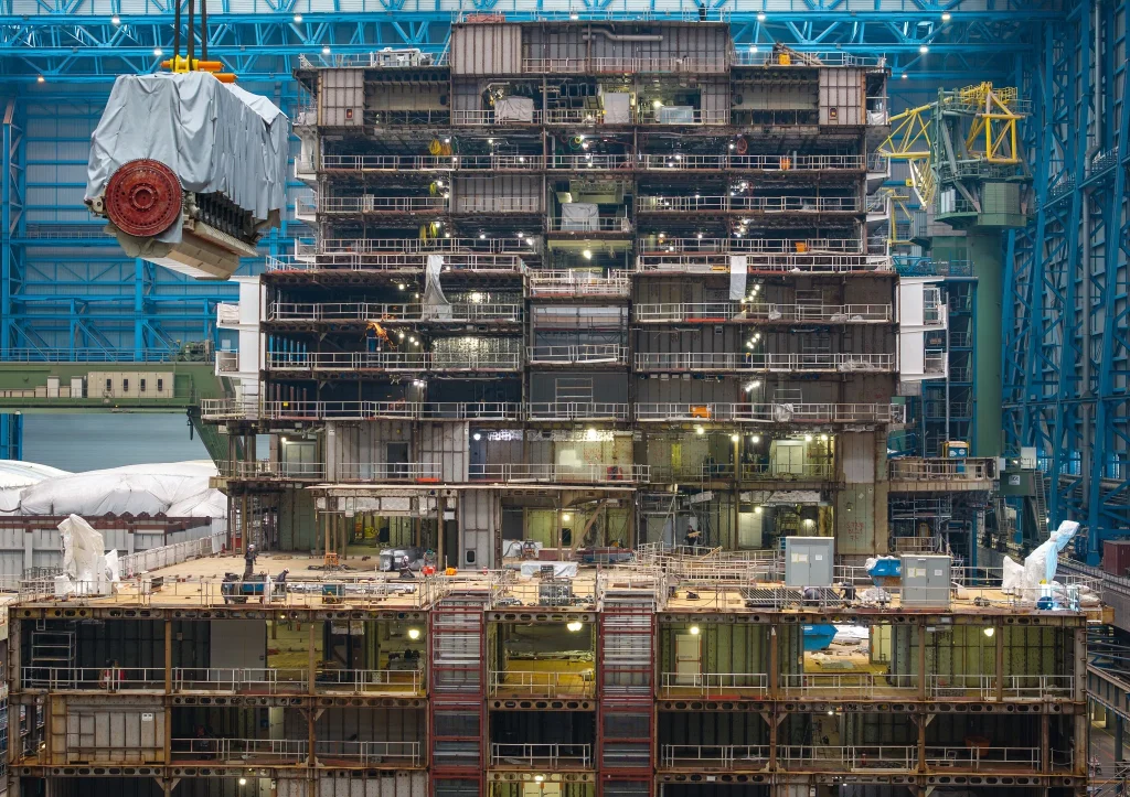 There's a German company called Meyer Werft that's been working on a fully electric cruise ship