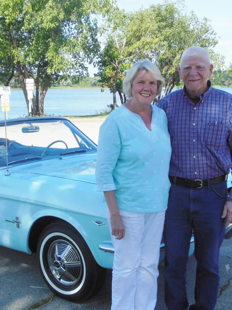 Theres a woman in Illinois who still drives the 1964 Ford Mustang she bought now back in the 1960s