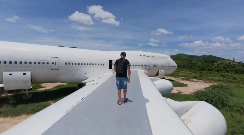This abandoned Boeing 747 used to belong to Thai Airways but it's now rotting away in a field in Thailand, and its fate is uncertain