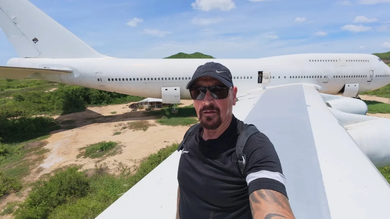 Man finds a Boeing 747 randomly sitting in a field in Thailand and decides to unravel the mystery over why it's there