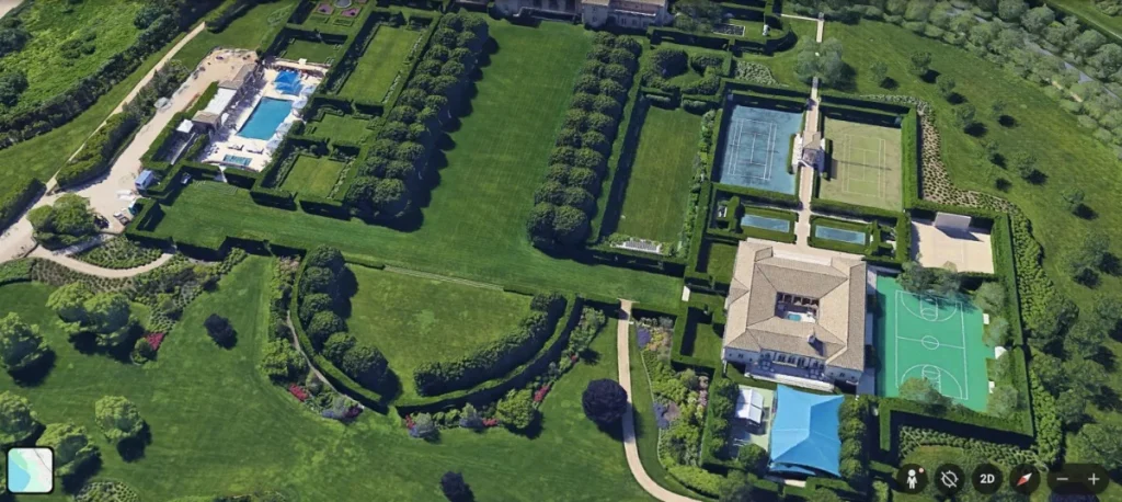 There's an estate in the Hamptons in New York that's size of a village, or maybe the size of an entire neighborhood in some cities