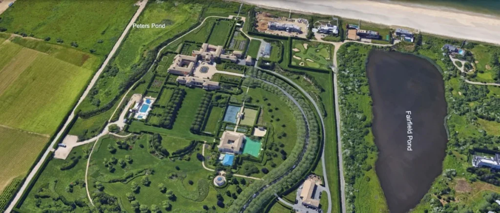 This estate in the Hamptons in New York is larger than most private homes and probably even larger than some villages in Europe