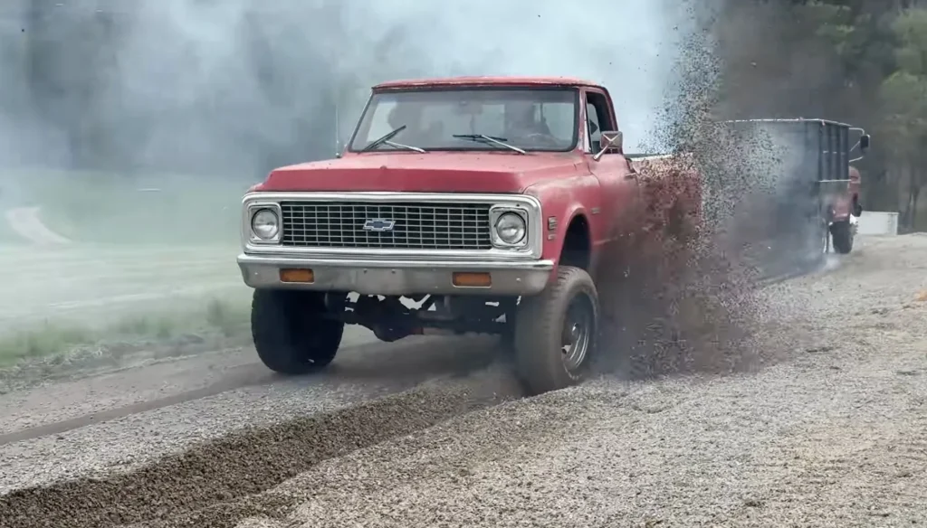 There's no reason to pit a 1970s Ford truck against a 1970s Chevy truck in 2026, but WhistlinDiesel did it anyway
