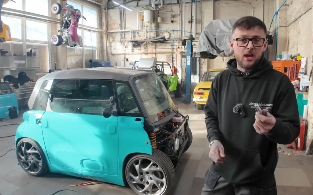 These guys are trying to turn the tiny and underpowered Citroën Ami EV into a speed machine