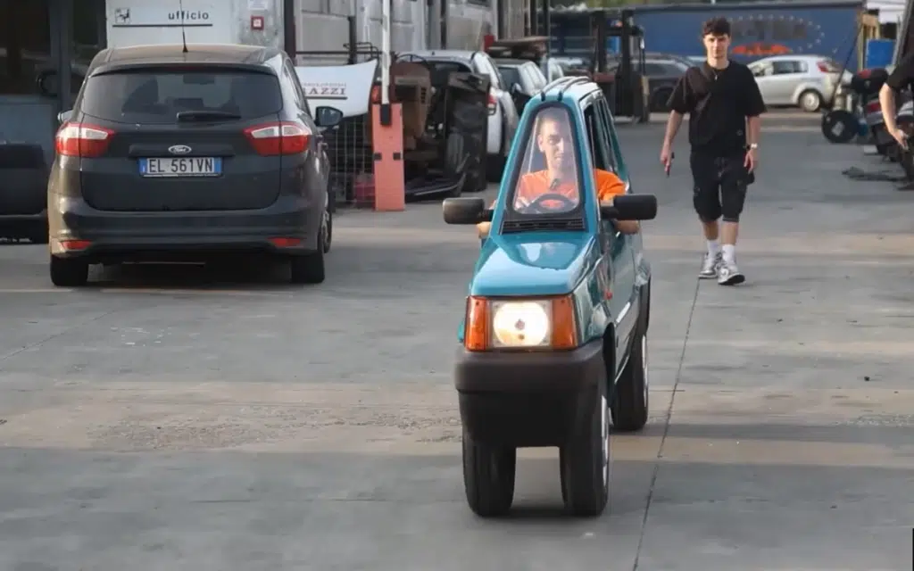 The thinnest car in the world is a wild Fiat Panda mod that actually works, and what is underneath the hood is truly impressive