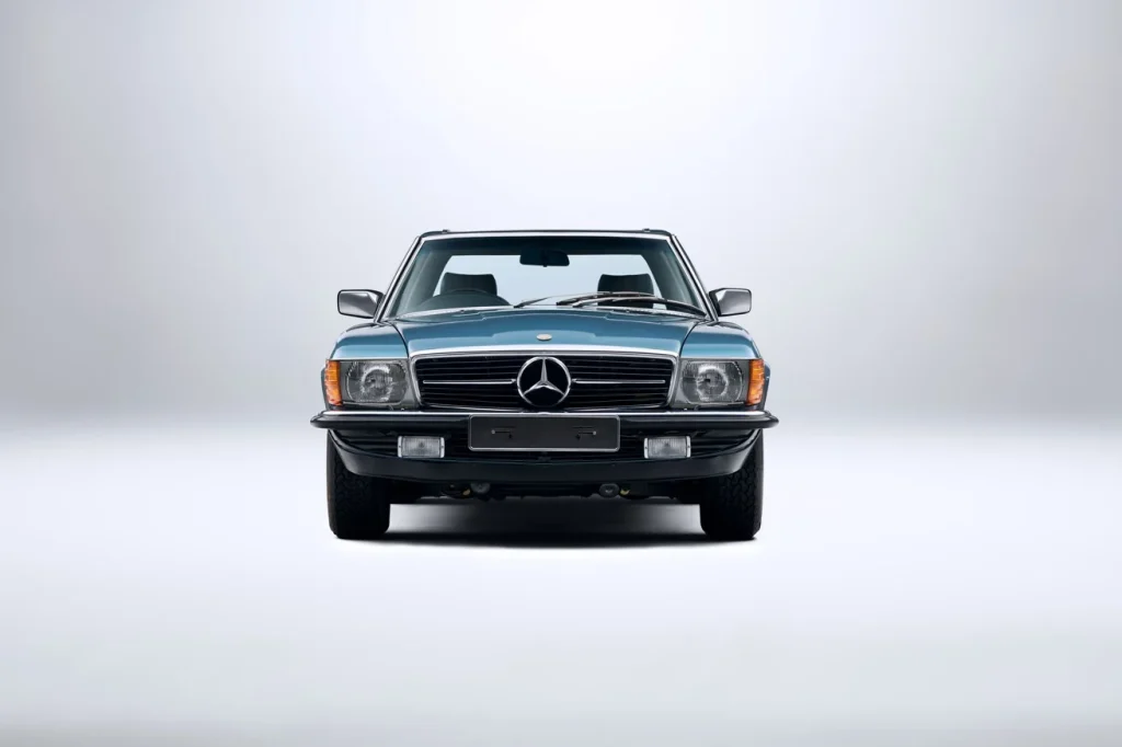 A 1982 Mercedes 500SL R107 SL has been discovered in untouched condition, preserved as a classic Mercedes with only 42 miles recorded