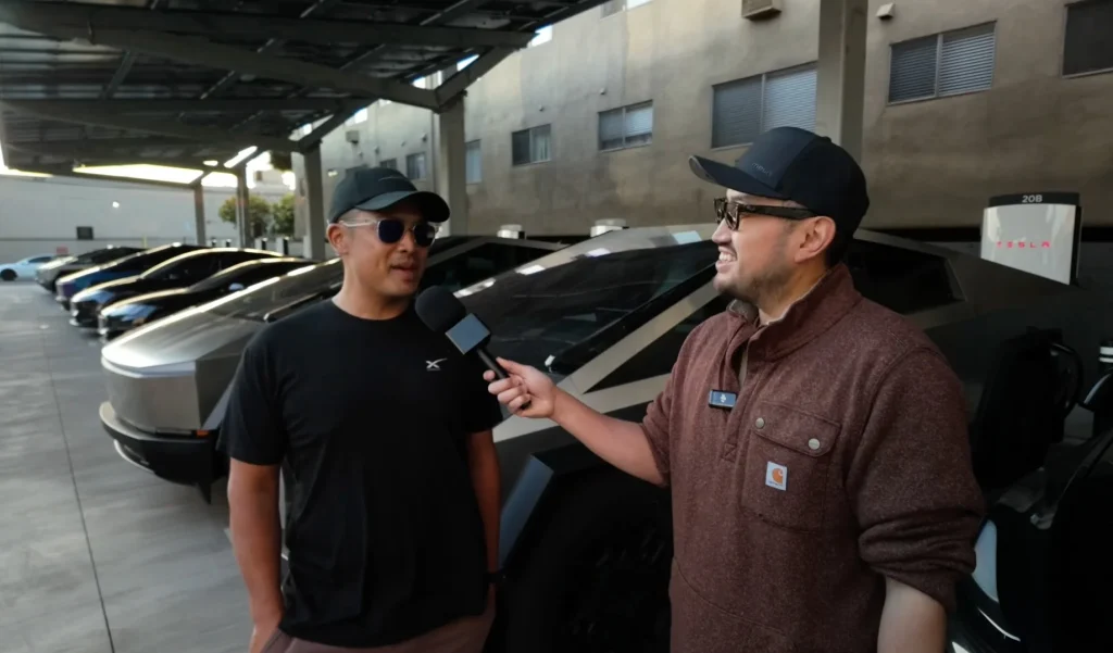 This California YouTuber decided to conduct an interesting experiment by asking Tesla Cybertruck owners some questions lead