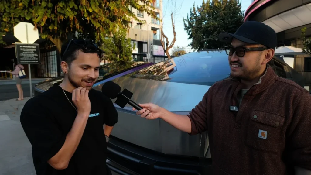 This California YouTuber decided to conduct an interesting experiment by asking Tesla Cybertruck owners some questions lead
