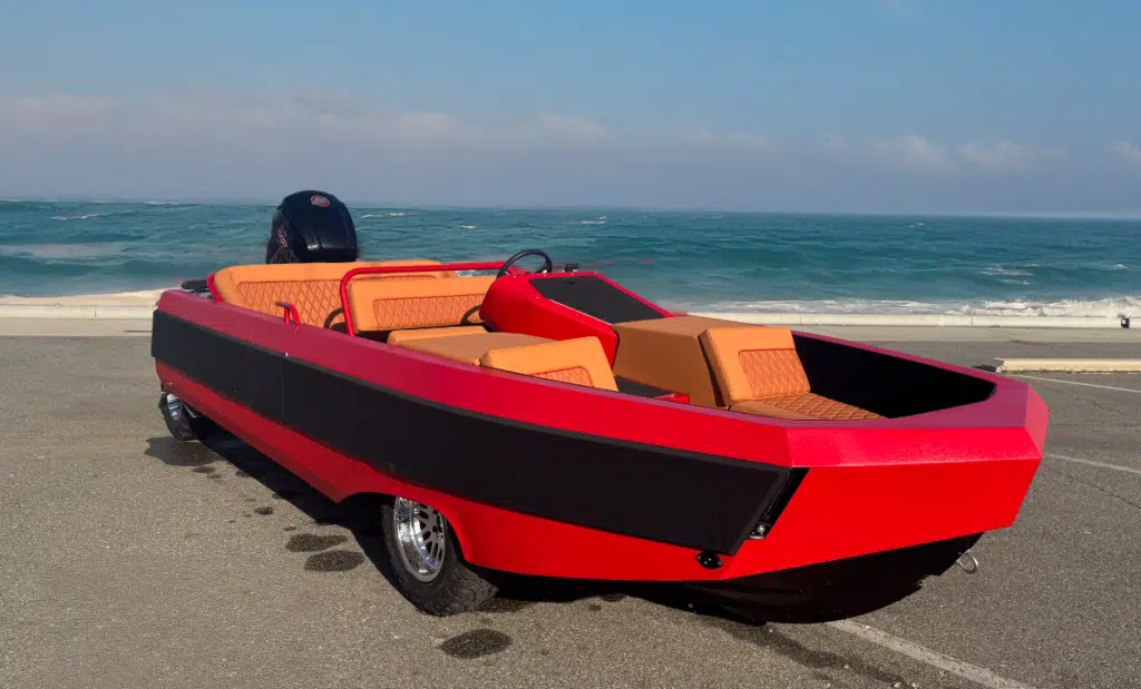 The WaterCar EV is a land yacht and amphibious car marketed as a street boat, but its slow speed and high price raise serious questions about its purpose