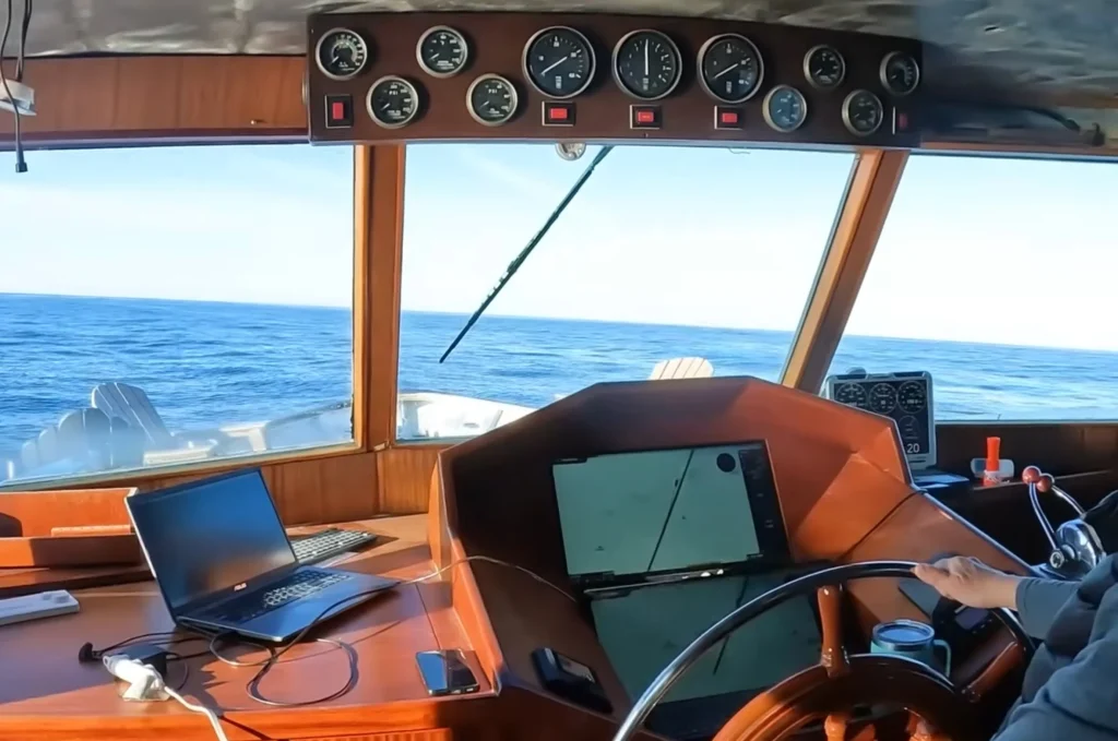This Canadian couple turned an abandoned superyacht into a permanent home that they're using to travel the world