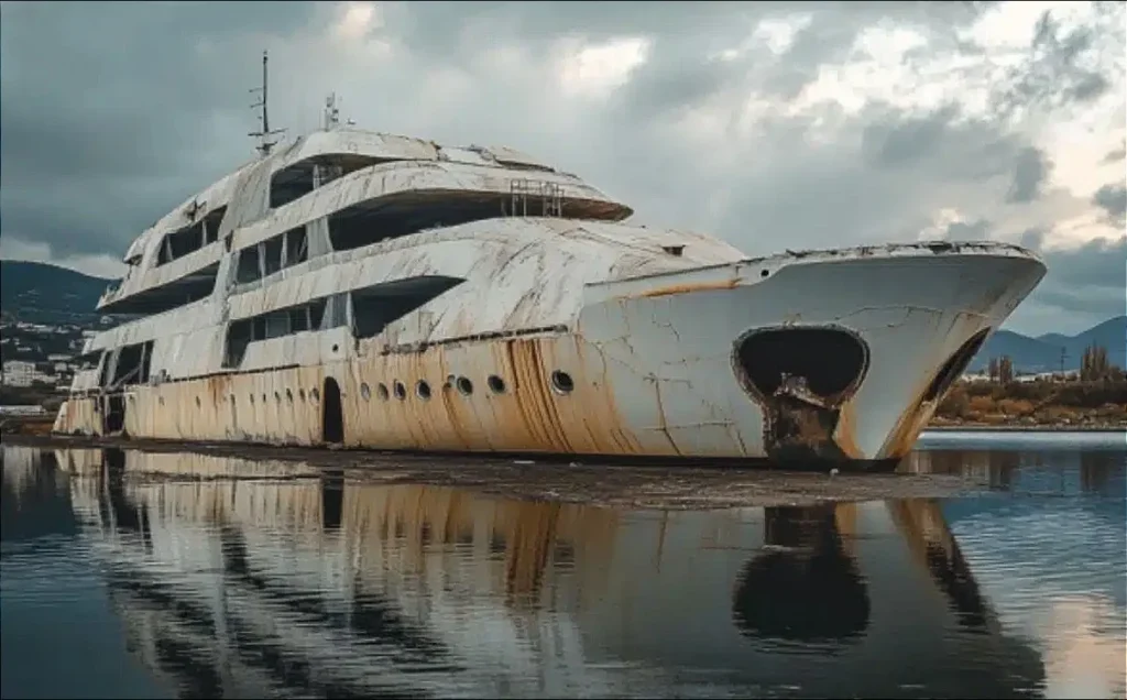 This Canadian couple turned an abandoned superyacht into a permanent home that they’re using to&nbsp;travel&nbsp;the world