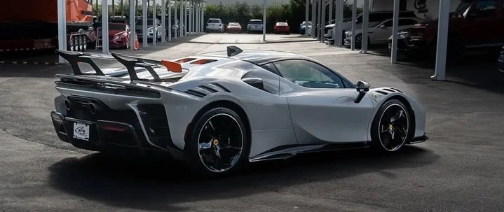 This Ferrari SF90 XX was first registered less than two years ago, but it's already been resold four times, which is crazy if you think about it