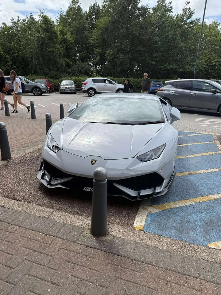 This Lamborghini owner faced a lot of backlash when people thought he had parked in a disabled bay out of sheer arrogance