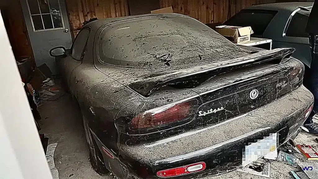 This Mazda RX-7 was discovered in a barn after being neglected for over 20 years