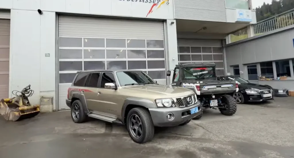 This YouTuber and his team brought a Nissan Patrol to a supercar meet in Europe, and it all went wrong