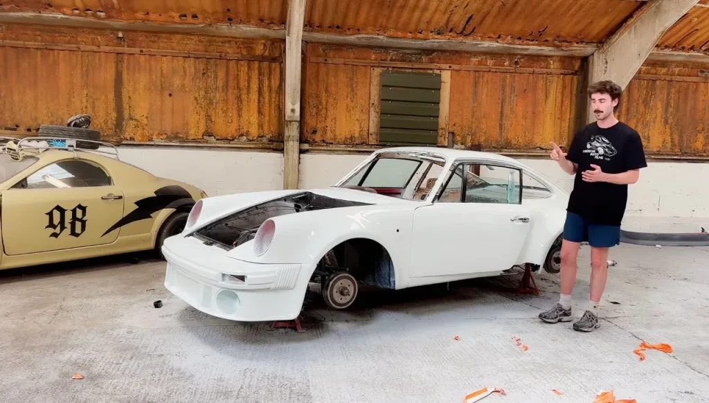 This YouTuber decided to build a Porsche 911 using a Volkswagen Beetle as a starting base