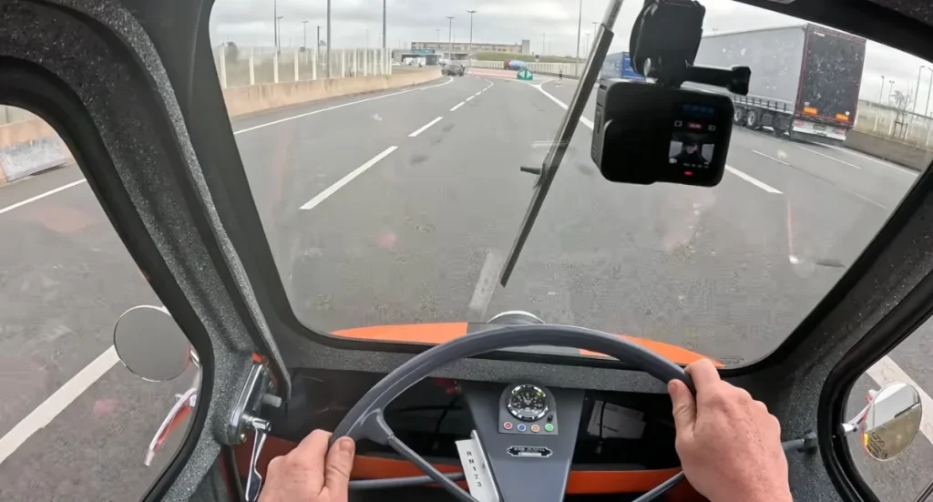This guy decided to drive the world's smallest car, the Peel P50, from London to Paris and he probably deserves a medal for that