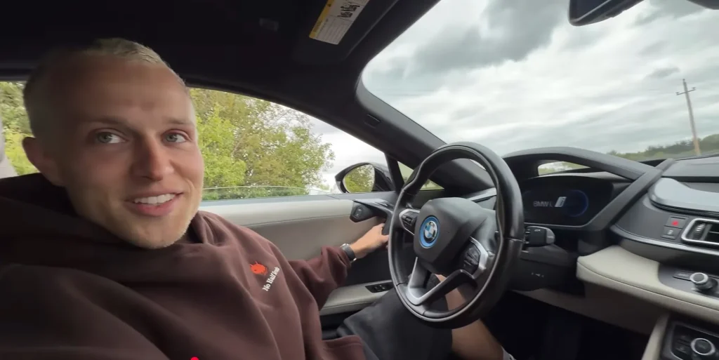 This YouTuber decided to test the BMW i8 to its limits, which didn't go too well
