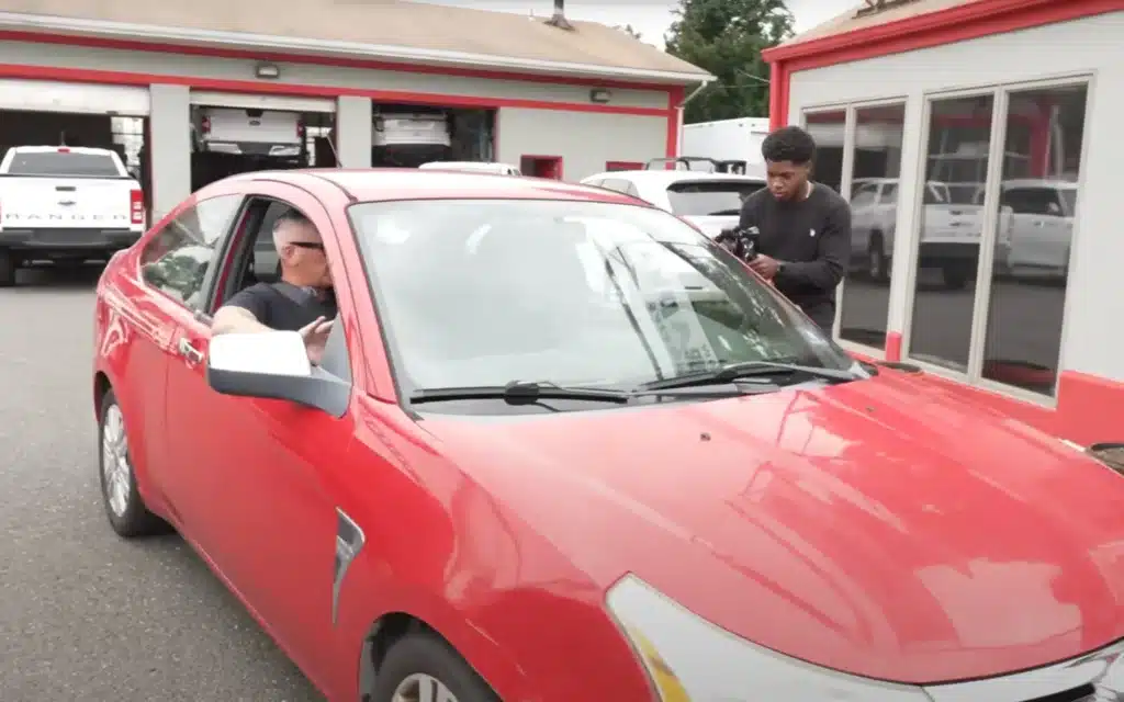 This YouTuber from New Jersey turned $0.01 into a car, namely an old Ford Focus, but now he has a problem because it's a manual