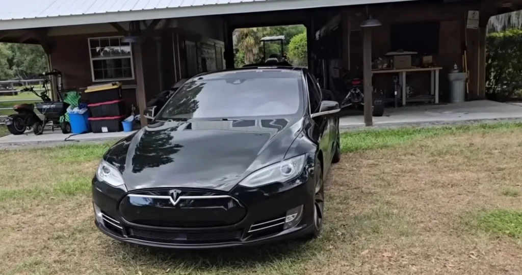 This YouTuber just struck gold after buying a Tesla Model S P90D for just $10,300