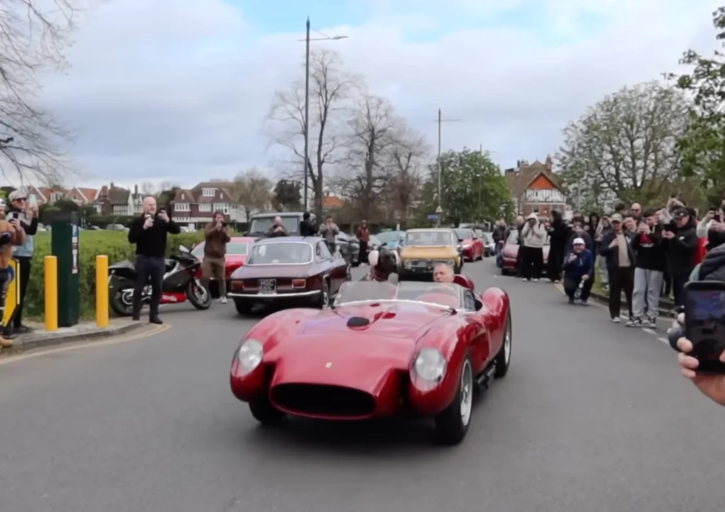 This YouTuber showed up at a car meet near London with a Ferrari 250, but he was immediately outshone by an even better 250