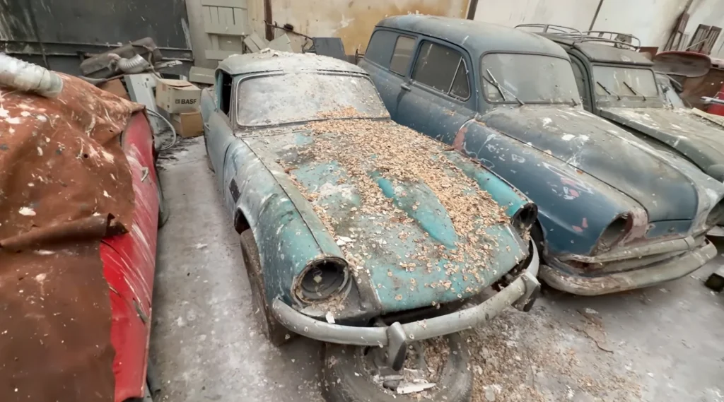 This YouTuber stumbled upon an abandoned warehouse in France filled with at least 100 luxury cars
